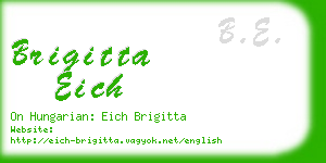 brigitta eich business card